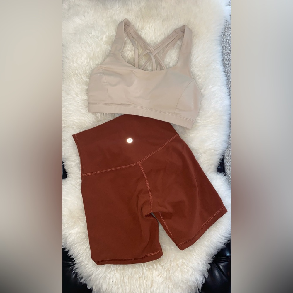 Lululemon Wunder Under Train High Rise Short 6” Terracota